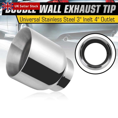 Inlet outlet exhaust tip - 4",