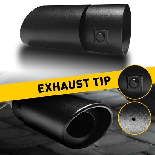 Black car stainless - black, 63mm
