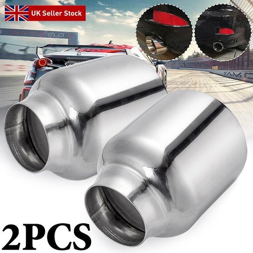 2pcs 4 out muffler - 2pcs,