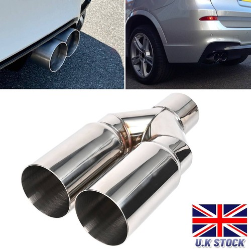 Twin straight cut - straight, tailpipe