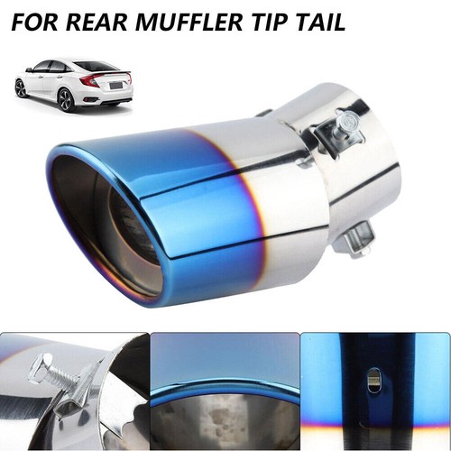 Stainless steel car rear - steel, round