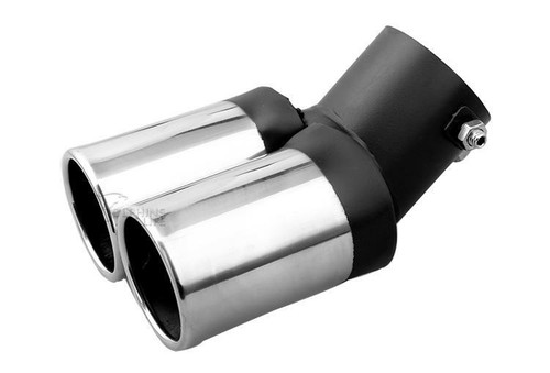 Twin chrome exhaust - chrome,
