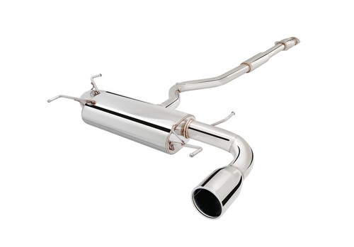 Cat back exhaust polished - 3", cat-back